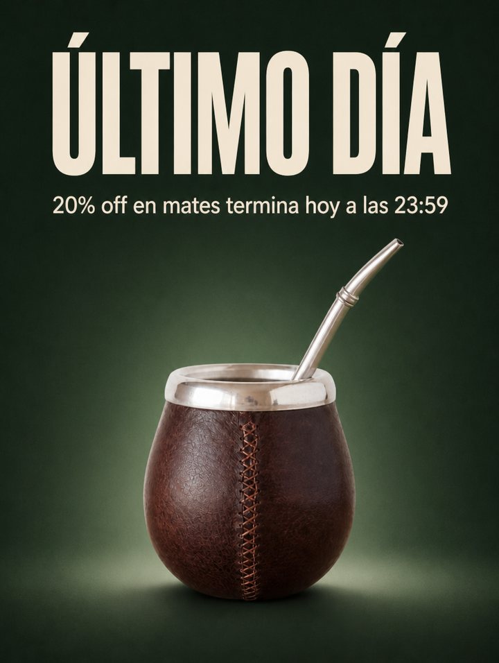 Anuncio de último día hecho con uno de los prompts